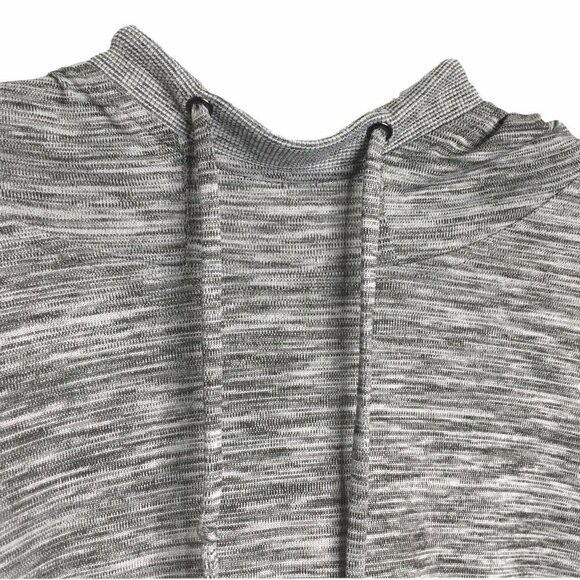 Talbots Knit Space Dye Hooded Sweatshirt Poncho OS - Picture 4 of 8